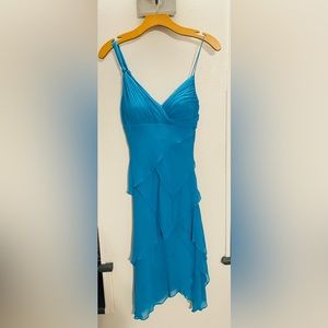 Sue Wong Aqua Blue NightOut Dress